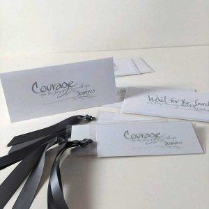 WordScript 4x9 Notecards and Bookmarks